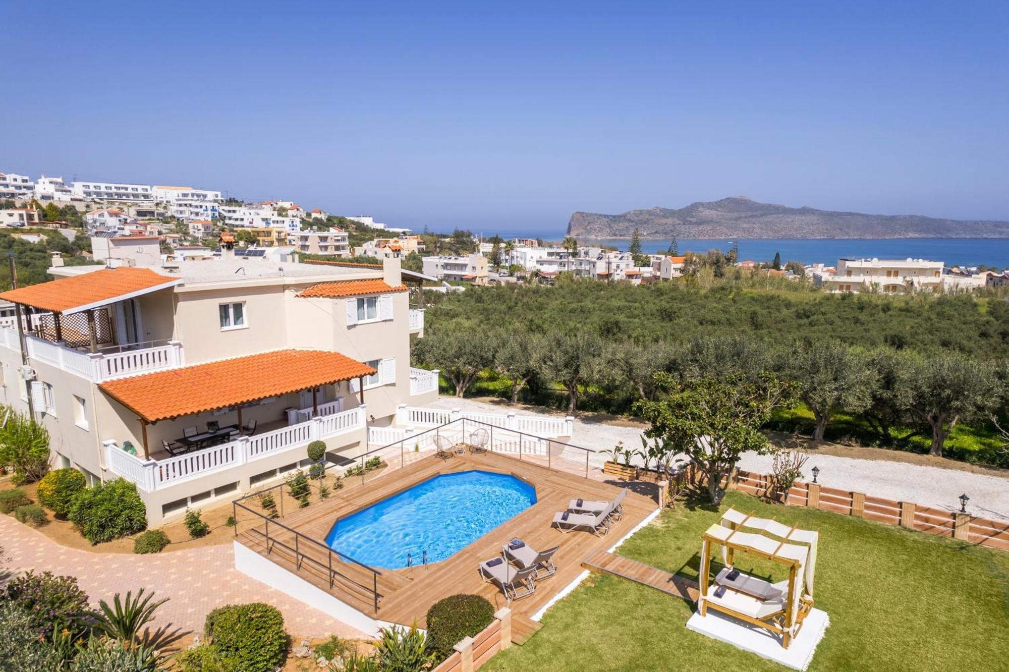 Casa De Philippe With Unique Seaview 2' From Beach Agia  外观 照片